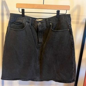 Madewell A-Line Mini Denim Skirt Size 31